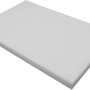 Hellgraue Ecopur+ Schaumstoffplatte, 500x800x20mm, ideal für Hobby, Basteln und Möbel.