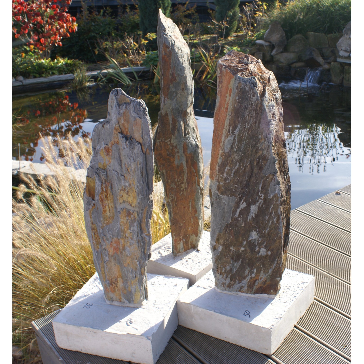 Schiefersäule Rot-Braun-Bunt 100-120 cm_2