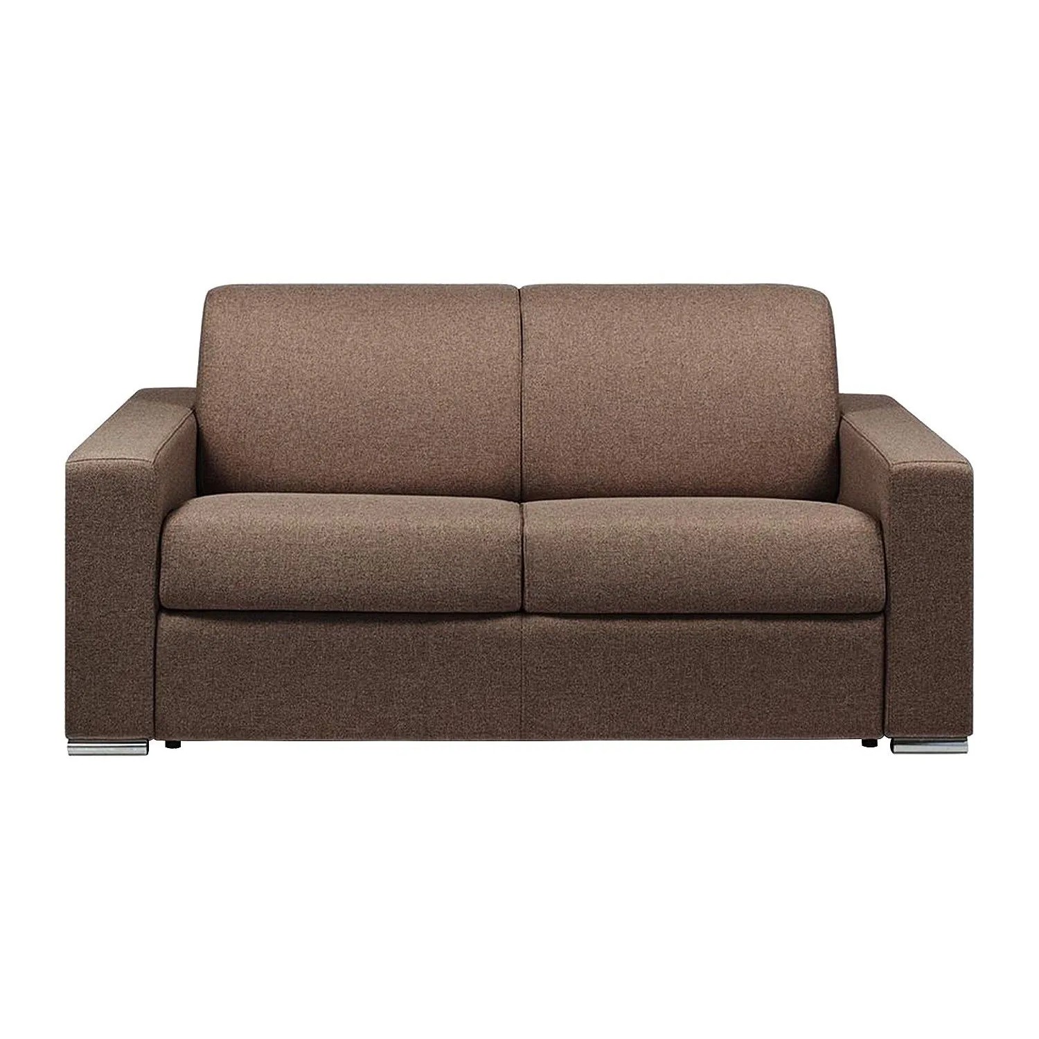 Vente-unique Schlafsofa Calito Schokoladenbraun 174 cm