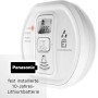 Ei Electronics Kohlenmonoxidmelder Ei208D mit Display und 10-Jahres-Batterie.