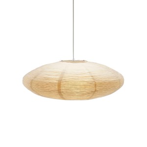 PR Home Yuni Pendelleuchte aus Reispapier, elliptisch, skandinavisches Design.