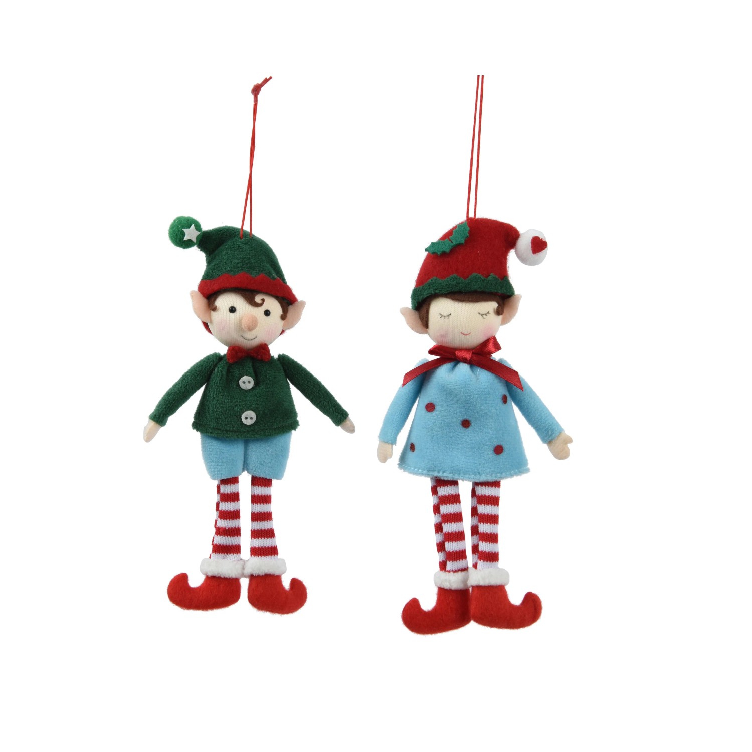 Decoris Ornament Elfenfigur 17 Cm Mehrfarbig