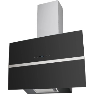 WOLKENSTEIN Dunstabzugshaube W S4-90A++BTZ in Schwarz mit LED-Beleuchtung.