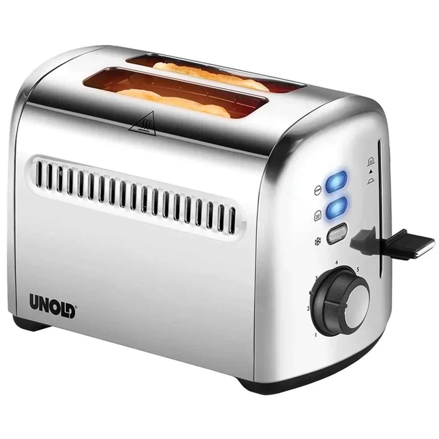 Westfalia Toaster Retro 2-Scheiben 750 W Silber Metall
