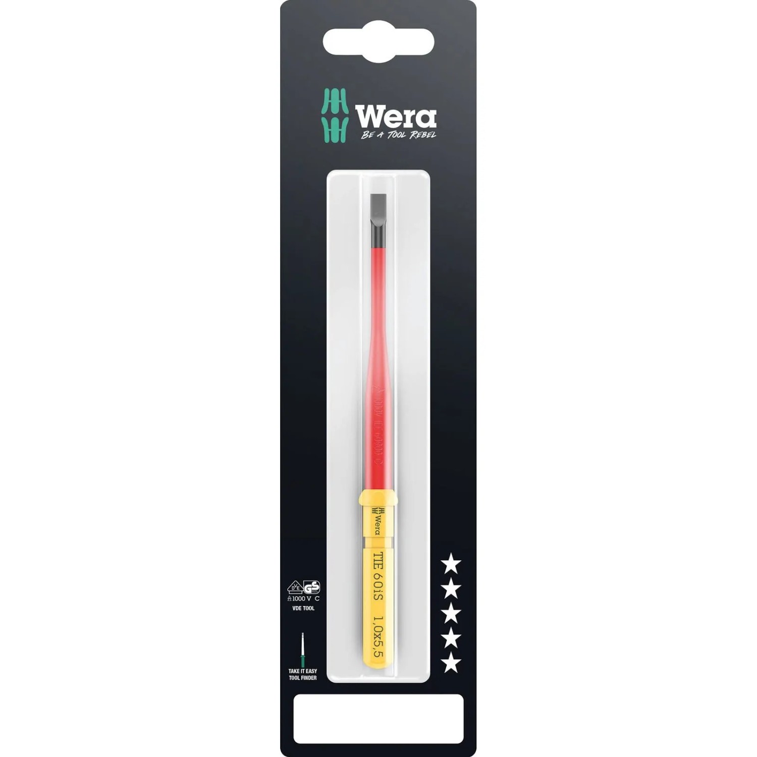 Wera Kraftform Kompakt VDE 60 Is Take It Easy SB 05006558001