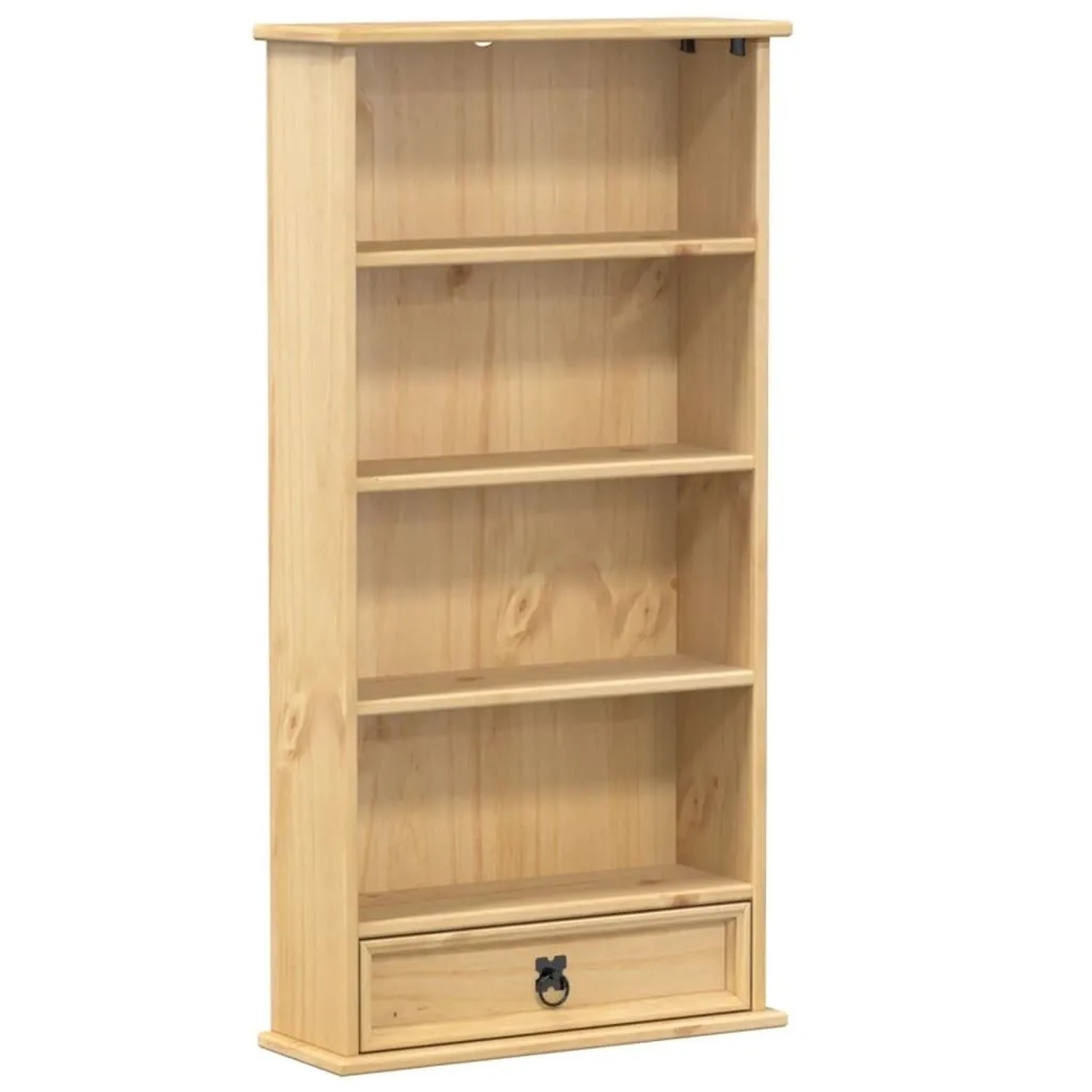 vidaXL CD-Schrank Corona 52x17,5x103 cm Massivholz Kiefer 4002781