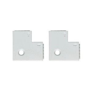 Paulmann MaxLED Eckverbinder 90° 4er-Pack, weiße Kunststoff-Verbinder für LED-Streifen.