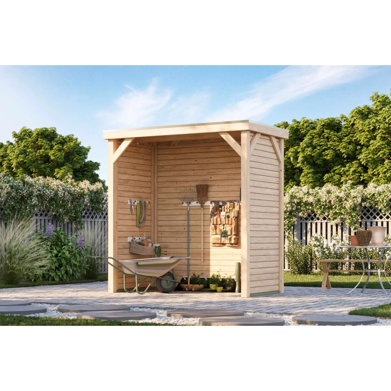 Karibu Snackautomatenunterstand Grillpavillon