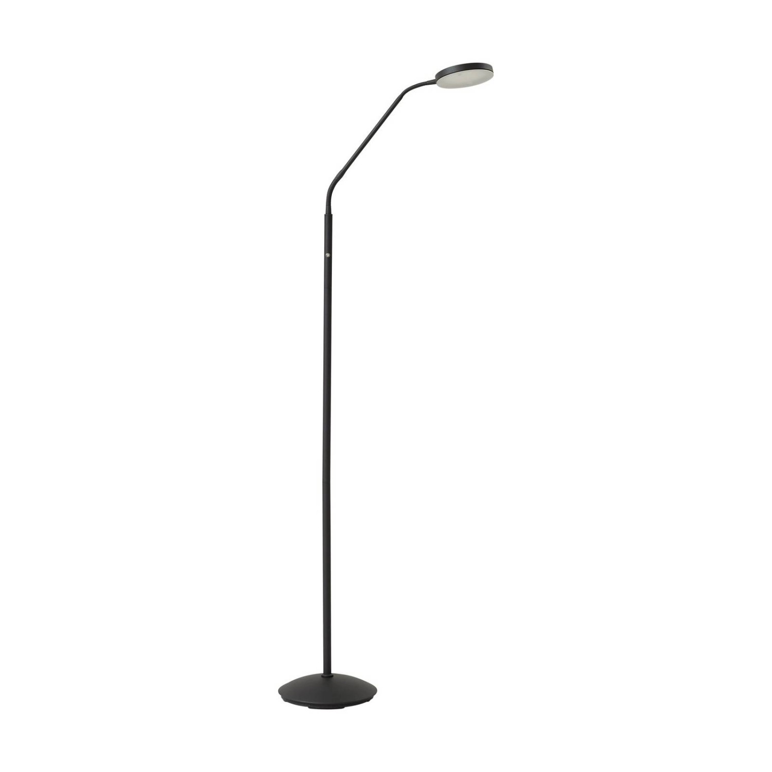 Lindby LED Stehlampe Elvyn 10041962 Dimmbar Modern in Schwarz aus Metall 1-flammig Wohnzimmerleuchte