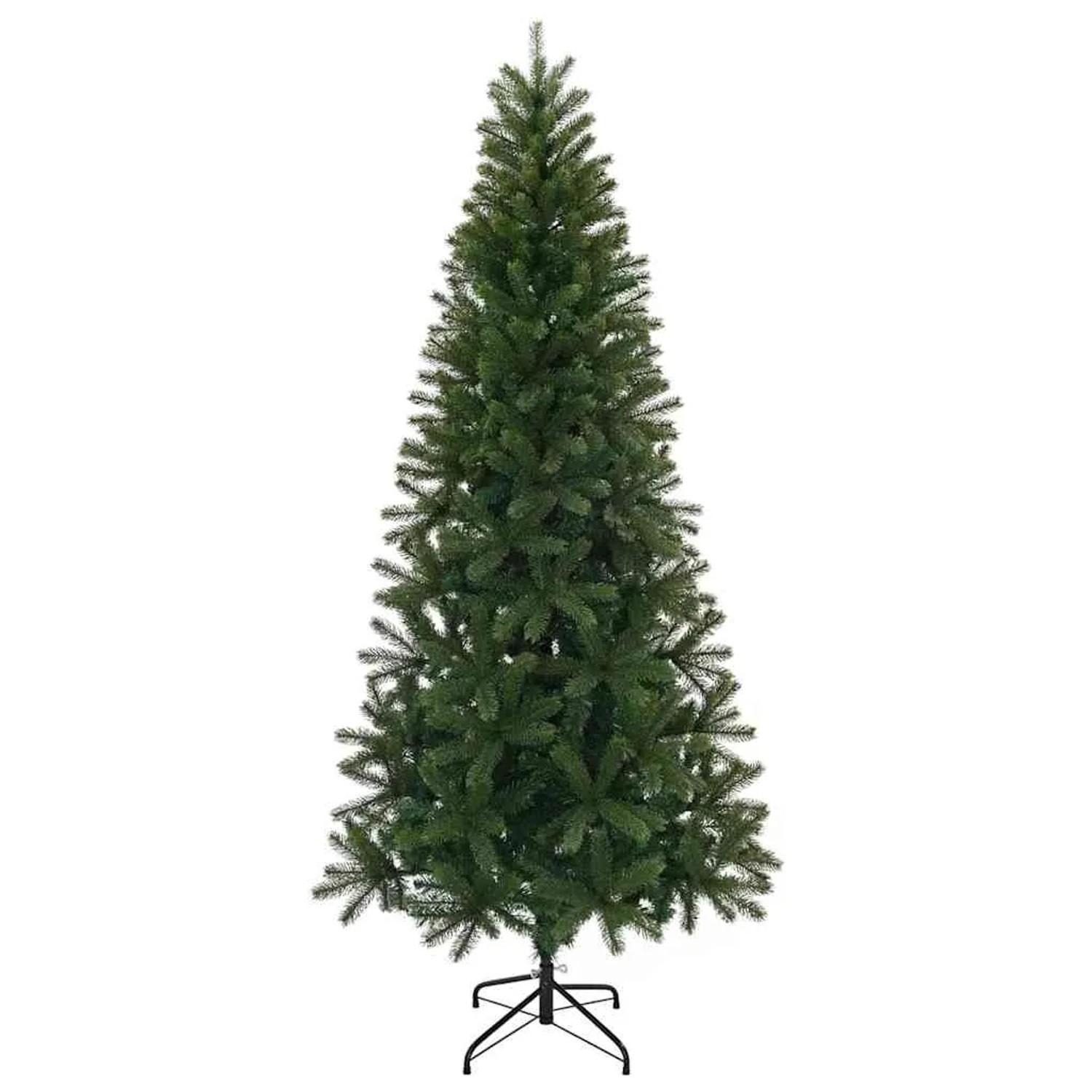 vidaXL Künstlicher Weihnachtsbaum Grün 240 cm PVC & PE & Stahl 42018736