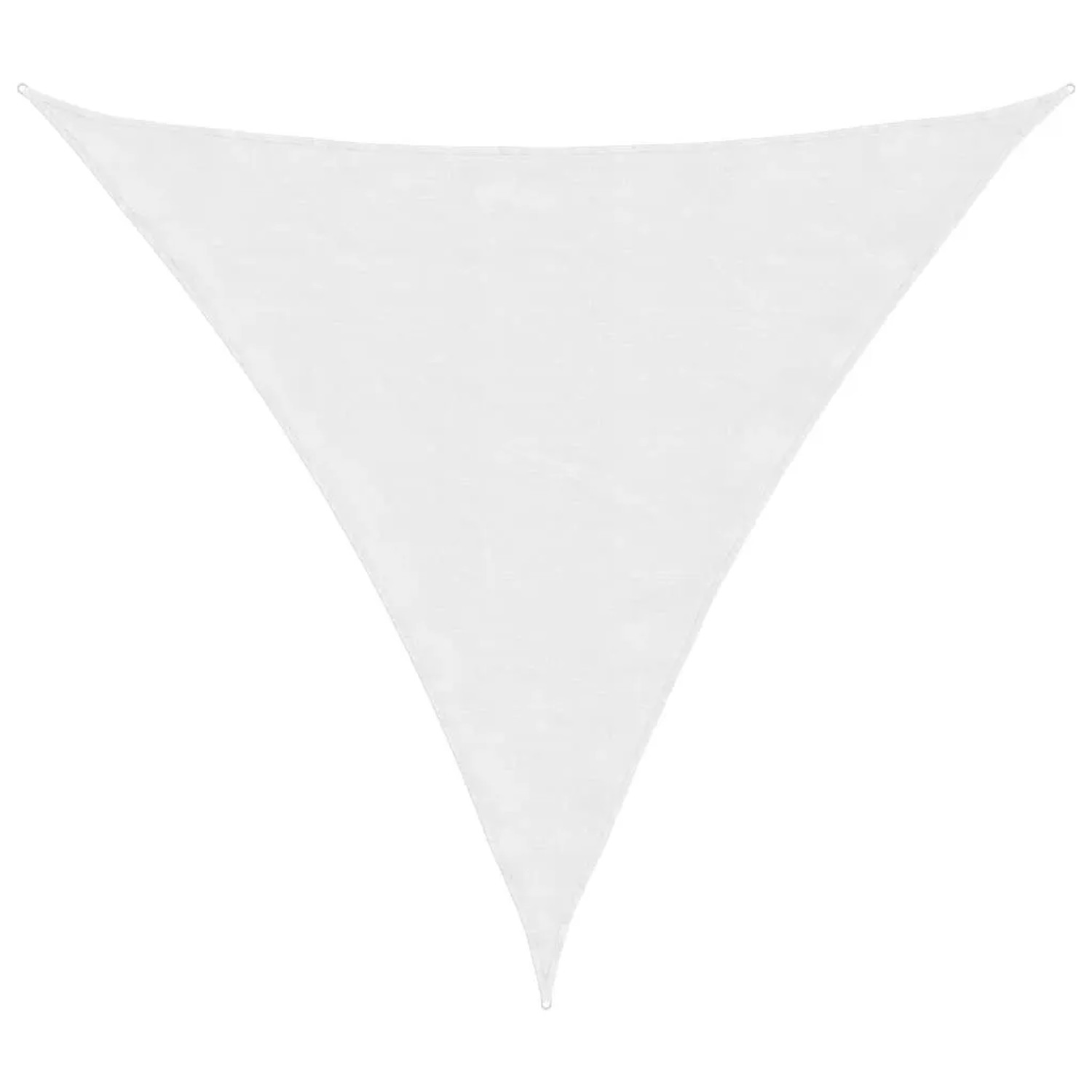 vidaXL Sonnensegel Oxford-Gewebe Dreieckig 4x4x4 m Weiß 135286