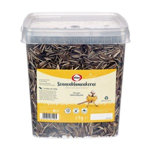 Sonnenblumenkerne für Wildvögel im Eimer 2 kg