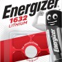 Energizer CR1632 Lithium Knopfzelle, 3V, 1 Stück, in roter Verpackung mit Kindersicherung.