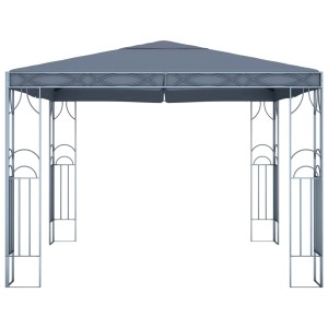 Anthrazitfarbener Pavillon 300x300 cm von vidaXL für Garten & Terrasse.