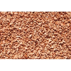 Verona-Rot Marmorsplitt, 9-12 mm, Zierkies für Garten und Landschaftsbau.