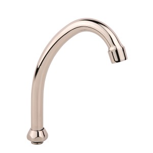 Verchromter Kirchhoff HU-Rohrauslauf, 26,4 mm (3/4) x 130 mm, für Armaturen.