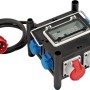 Brennenstuhl Baustromverteiler mit FI-Schalter, Gummi, CEE, IP44, 16A, schwarz, 2m Kabel.