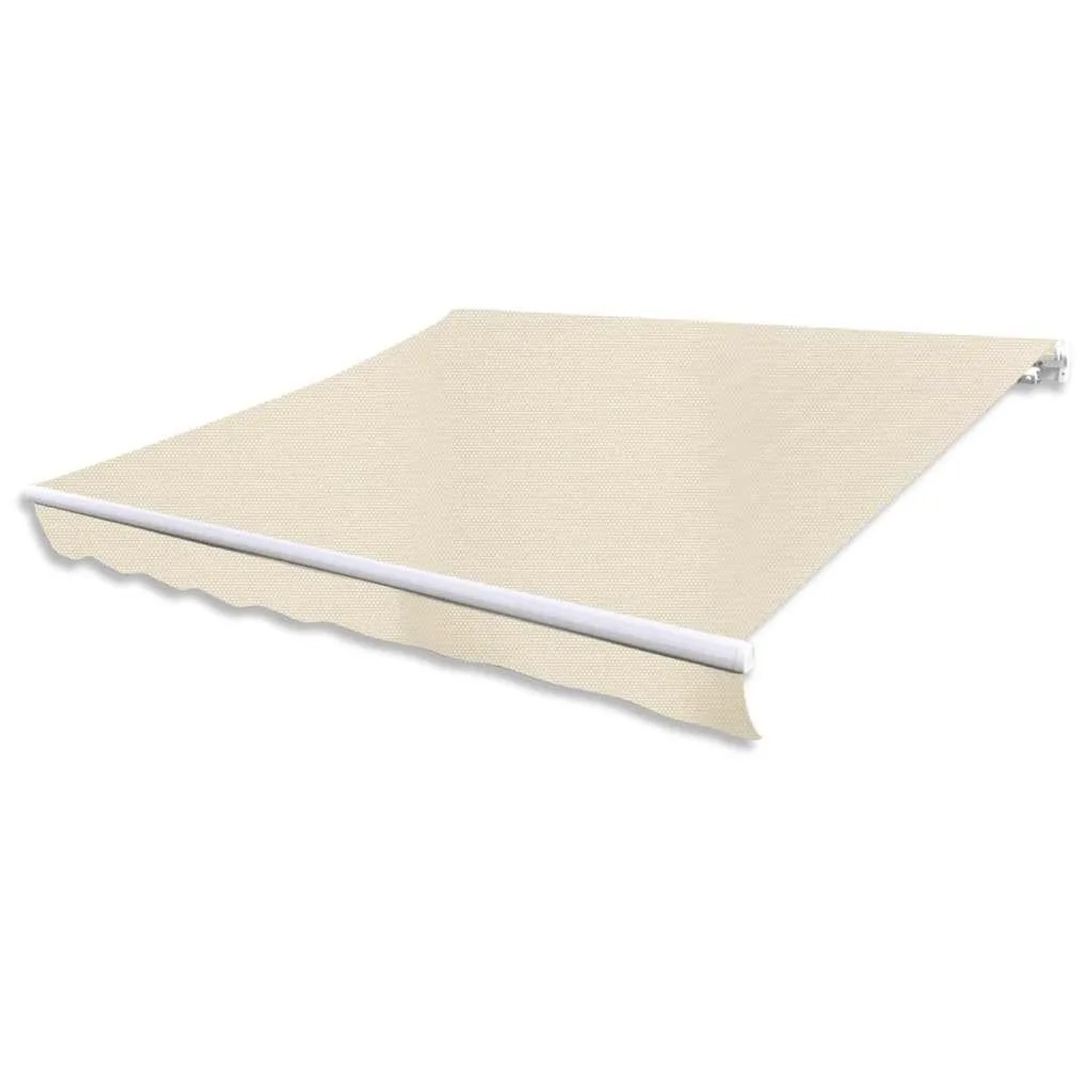 vidaXL Gelenkarmmarkise Motorisiert 400 cm Cremeweiß 275556