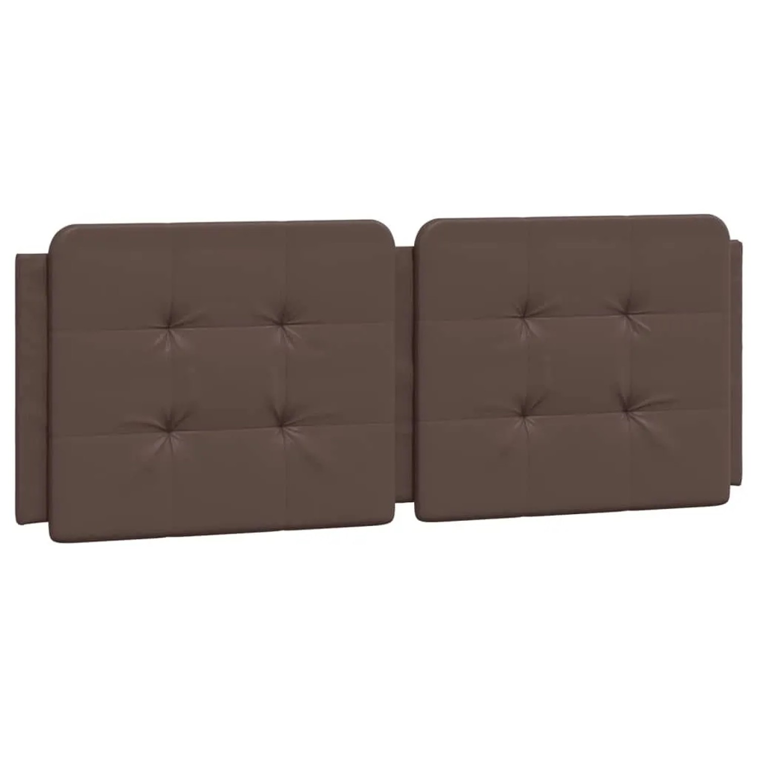 vidaXL Kopfteil-Kissen Zadar Braun 120 cm Kunstleder 374852