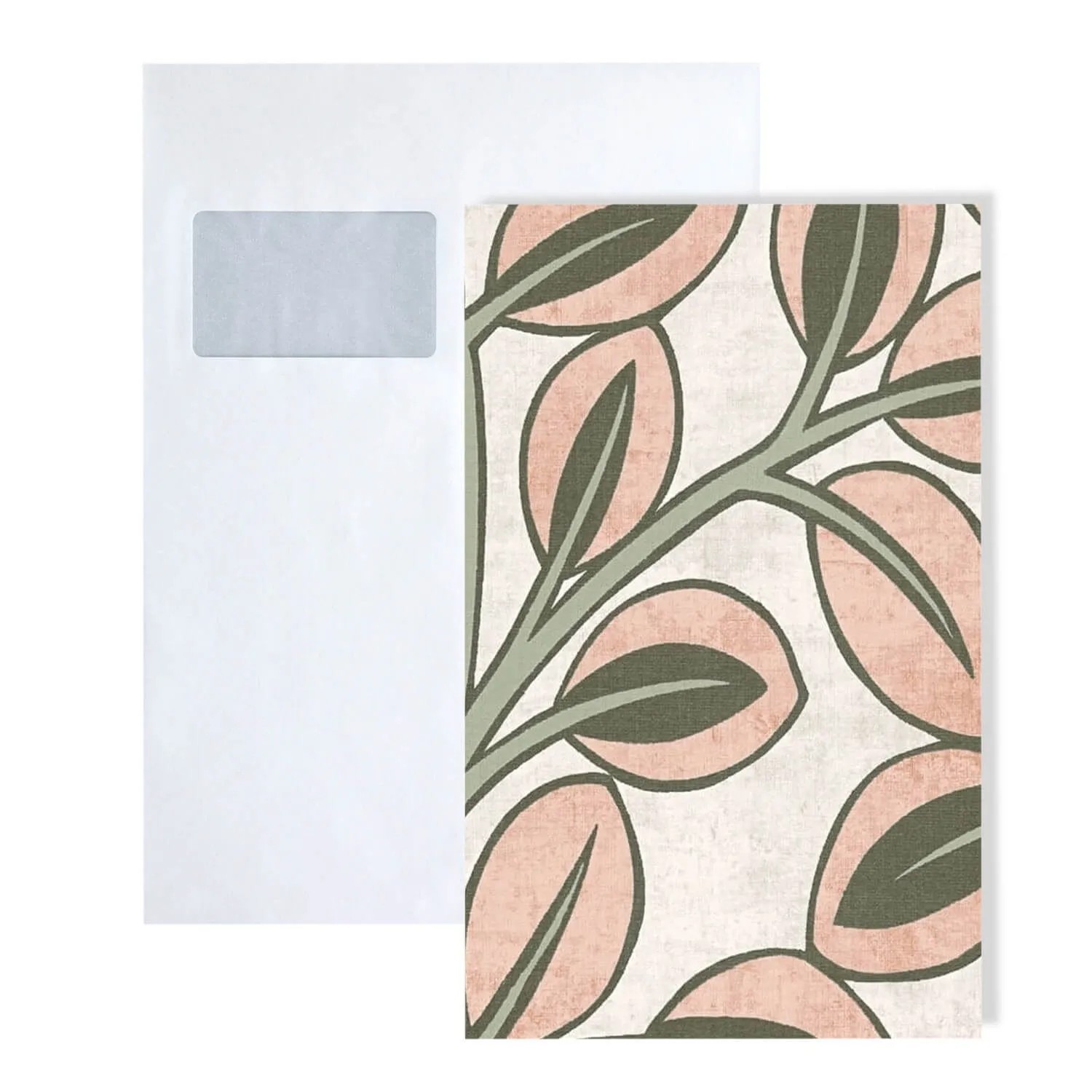 PROFHOME S-791502-GU DIN A4 Muster der Floralen Tapete 1 Musterstück