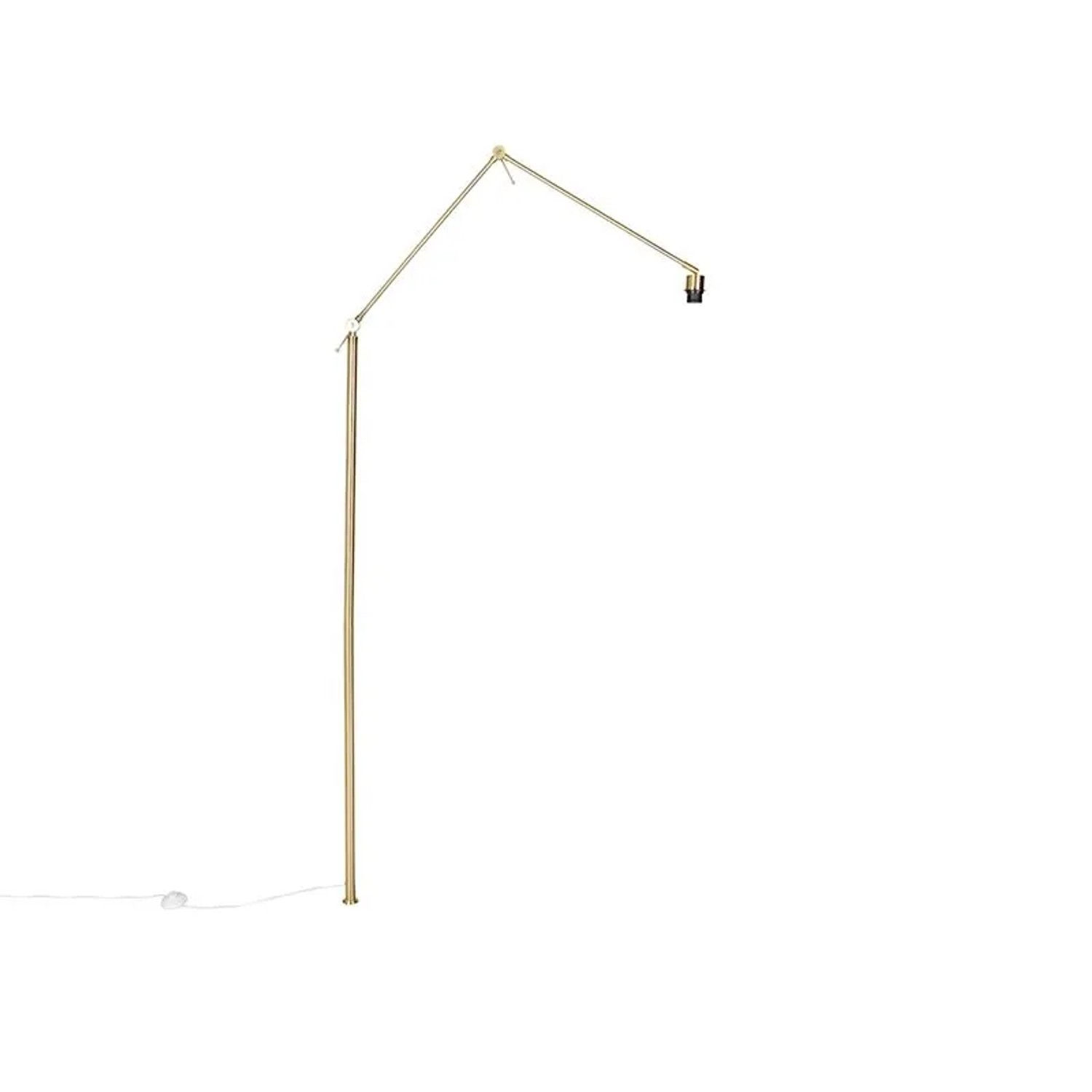 QAZQA Verstellbarer Arm Gold ohne Fuß für Stehleuchte Editor