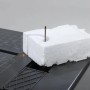 Westfalia HeiSSDraht-Schneidgerät WHS in Schwarz beim Schneiden von Styropor.