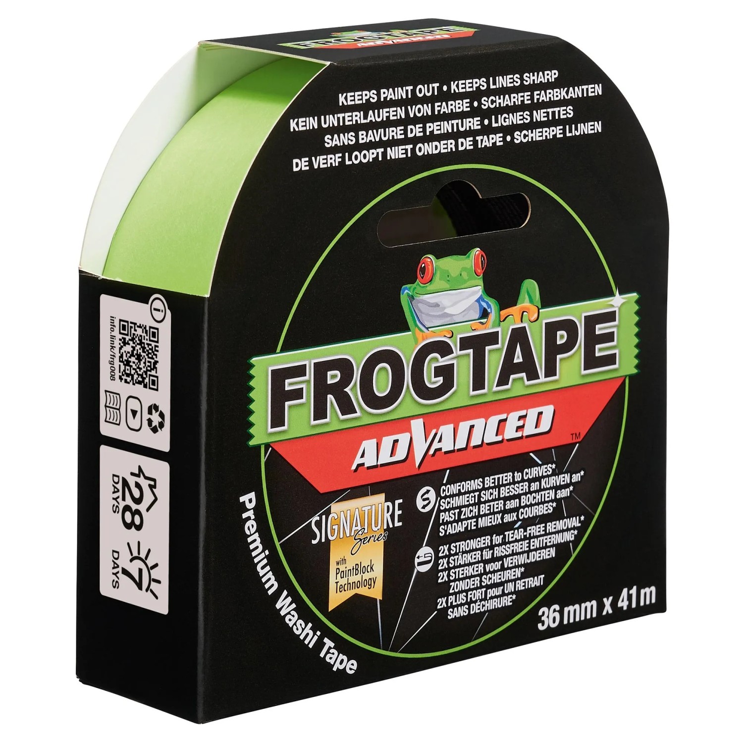 FrogTape Washi-Malerband Advanced 36 mm Länge 41 m