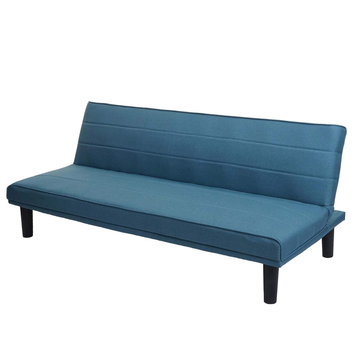 Mcw Schlafsofa J17 Schlaffunktion Stoff/Textil 165cm Türkis-Blau