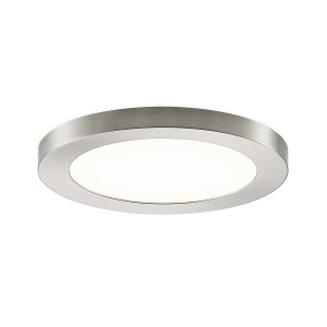 PRIOS LED Deckenleuchte Aureka 9917011 Modern in Alu aus Aluminium 1-flammig Wohnzimmerleuchte