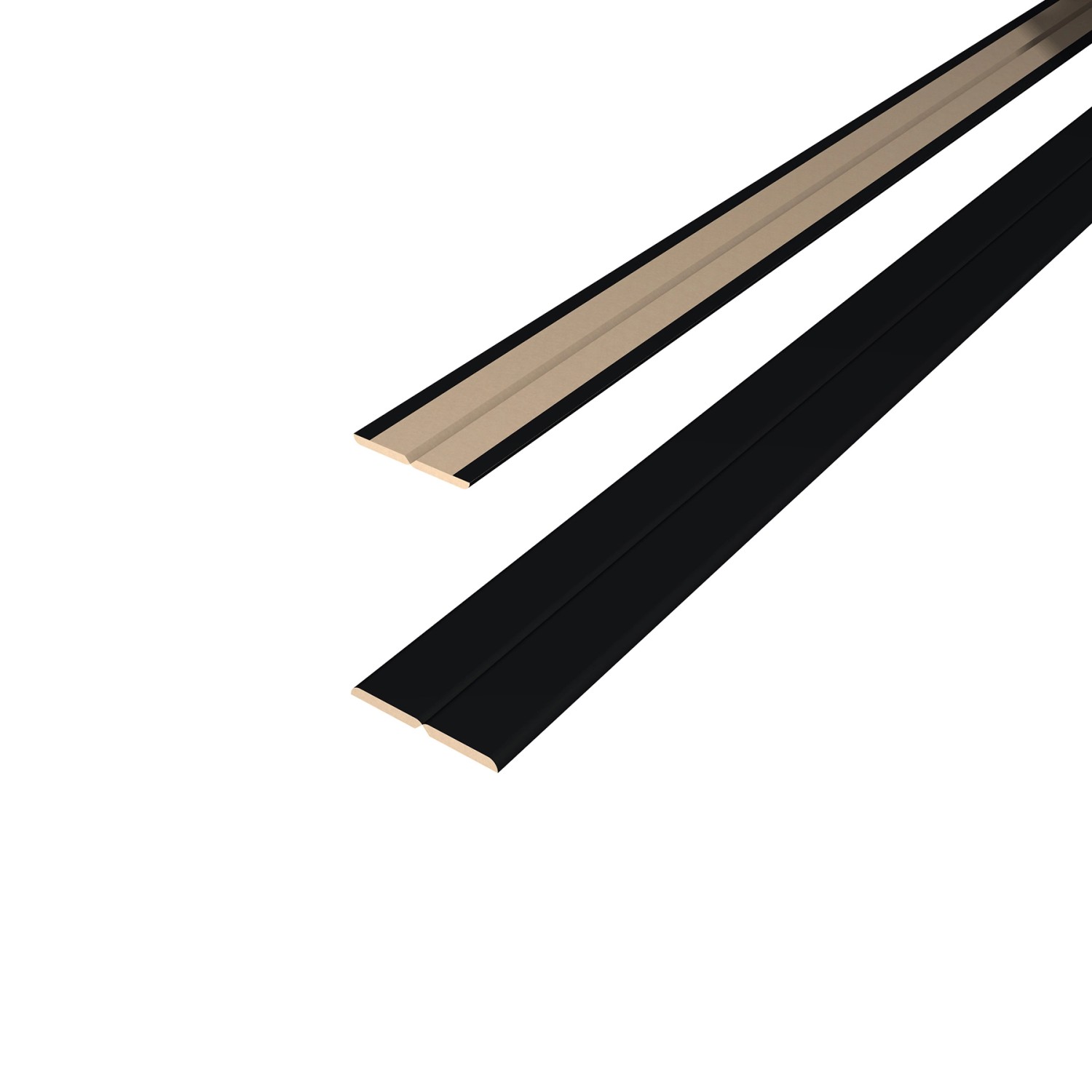 Egger Faltleiste Wandverkleidung Decowall FL537 Schwarz 2,4 m günstig online kaufen