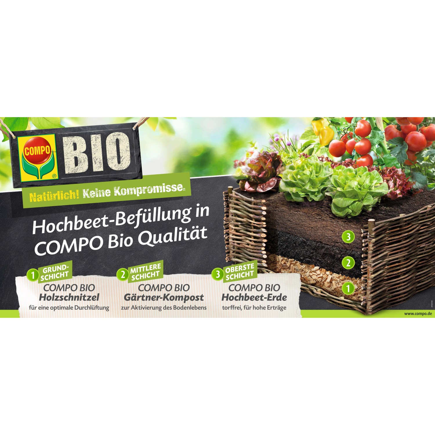 Compo Bio GärtnerKompost torffrei 40 l kaufen bei OBI