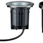 Paulmann Plug & Shine LED-Bodeneinbaustrahler, rund, IP67, warmweiß, mit Einbautopf.