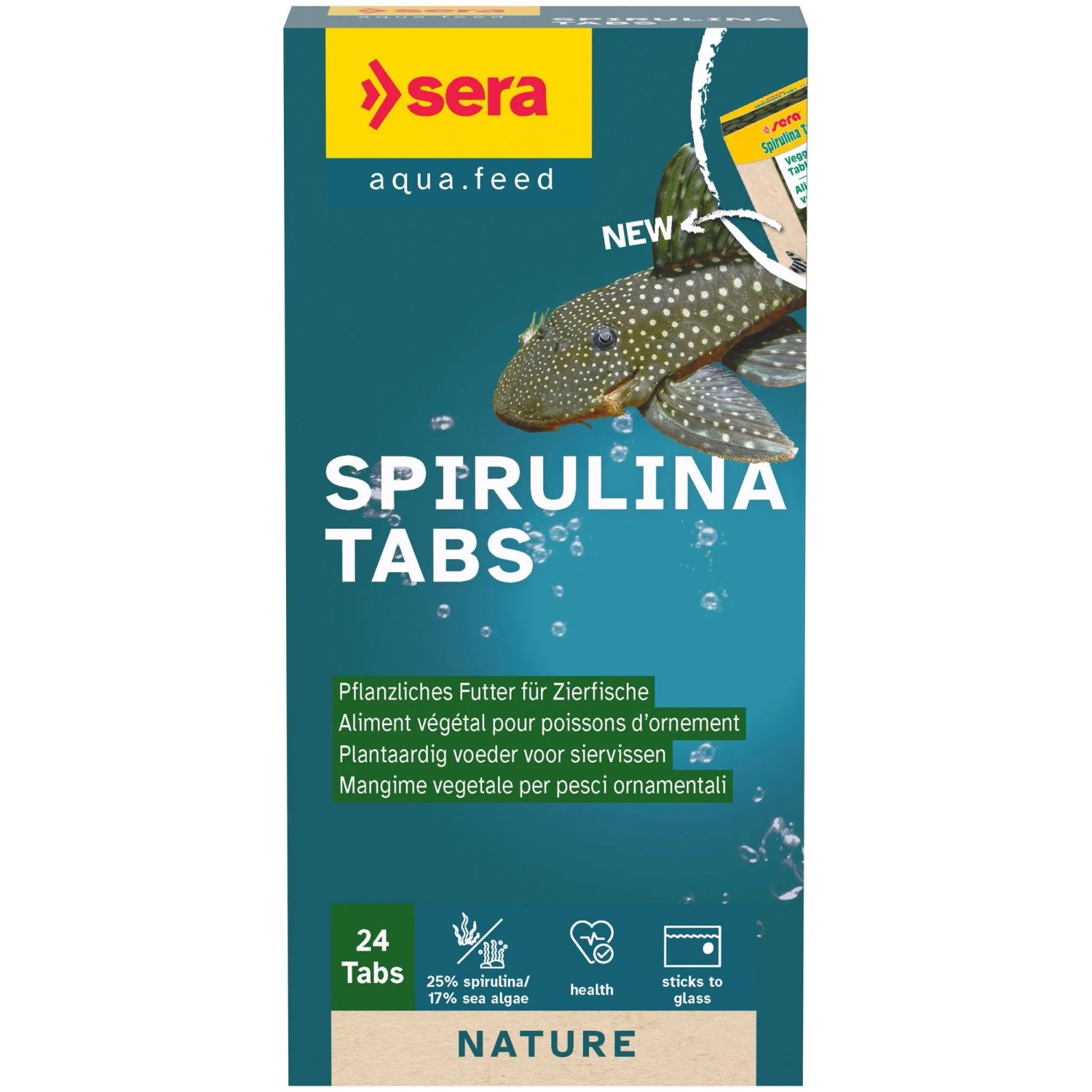 Sera Tablettenfutter Spirulina Tabs 24 Tabs 16 g