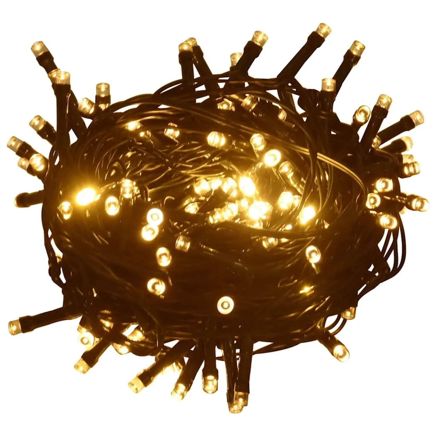 vidaXL Lichterkette mit 600 LEDs 60 m 8 Lichteffekte IP44 Warmweiß 50694