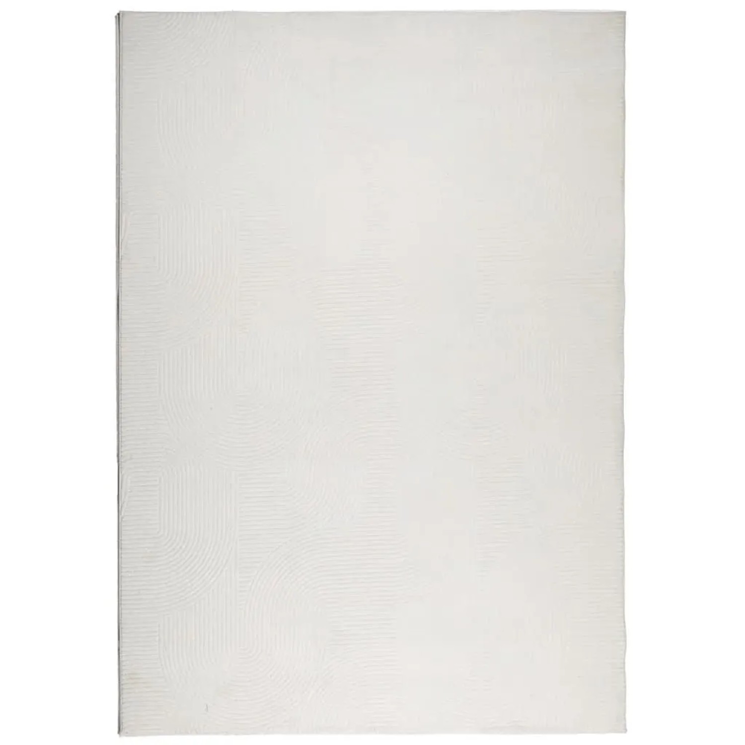 vidaXL Teppich IZA Kurzflor Skandinavischer Look Creme 160x230 cm 375442 günstig online kaufen