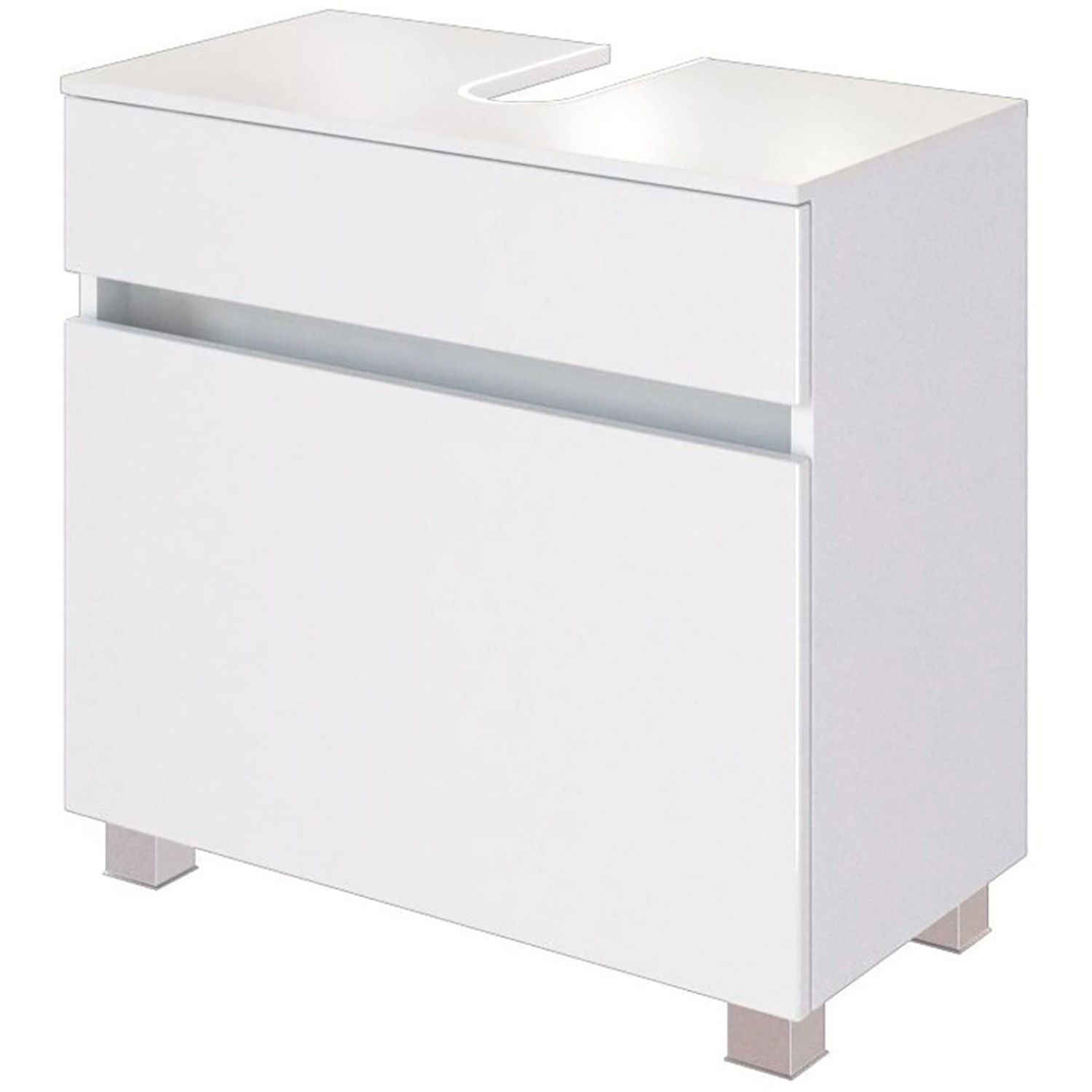 Held Waschbeckenunterschrank Verona Weiß 60 cm