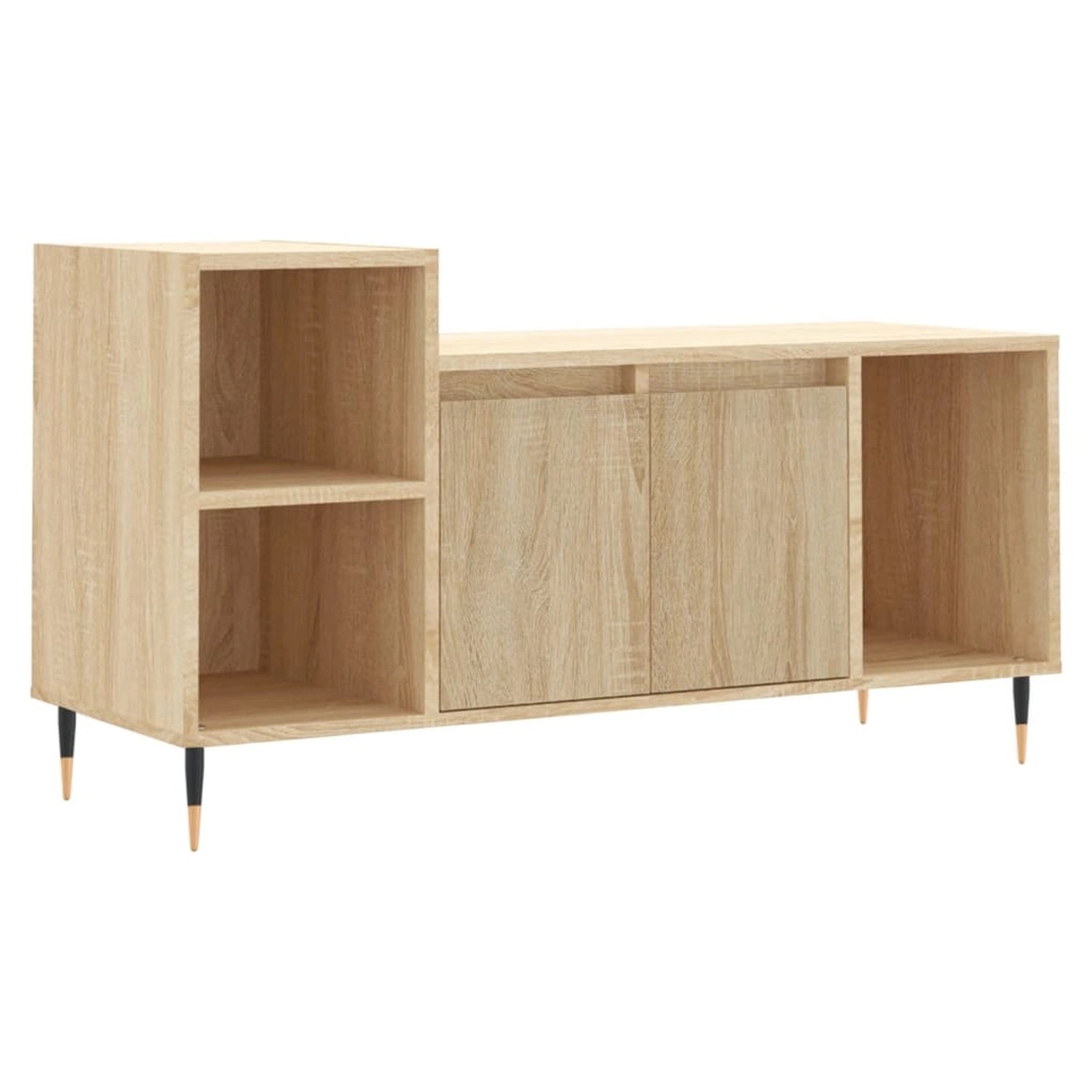 vidaXL TV-Schrank Sonoma-Eiche 100x35x55 cm Holzwerkstoff  Modell 3 günstig online kaufen