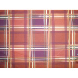 Rot karierte Sitzauflage für Gartenbank, 114x45x8cm. Passend für Friesenbank.