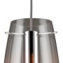Paulmann URail Lampenschirm Vento, transparentes Glas, Ø 17cm für Schienensystem.