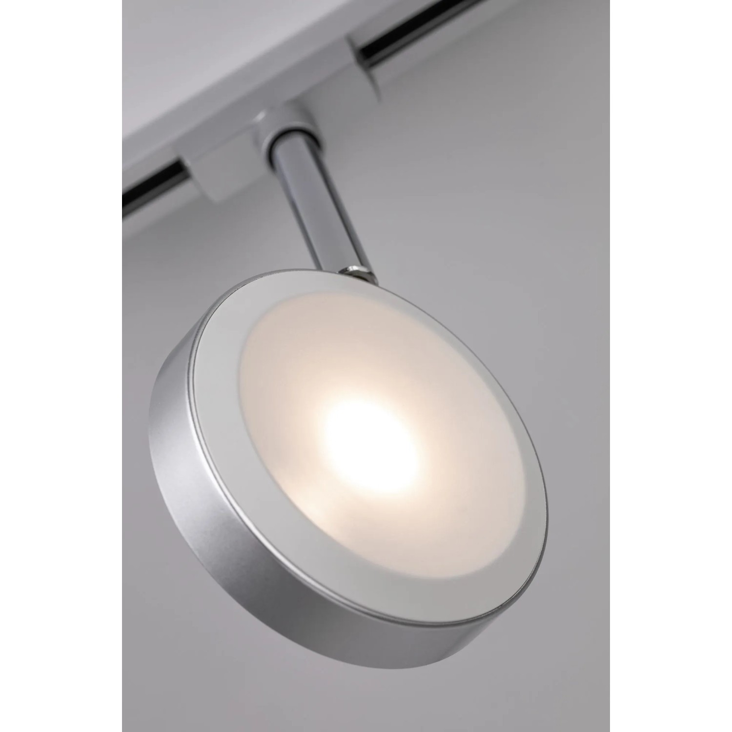 Paulmann URail LED-Spot Discus, 5,5W, Chrom matt, für Schienensysteme.