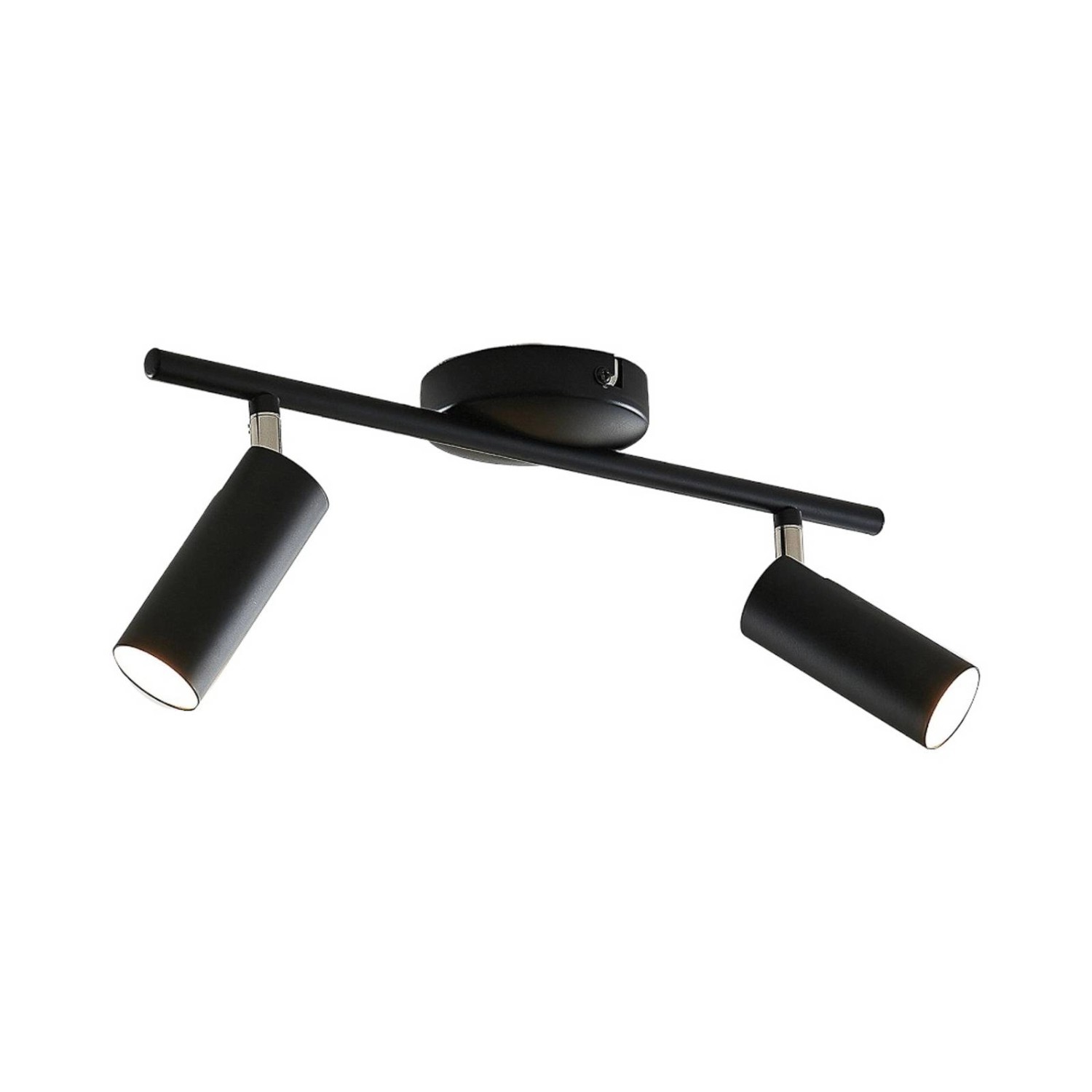 Lindby LED Deckenlampe Camille 9643089 Modern in Schwarz aus Metall 2-flamm günstig online kaufen