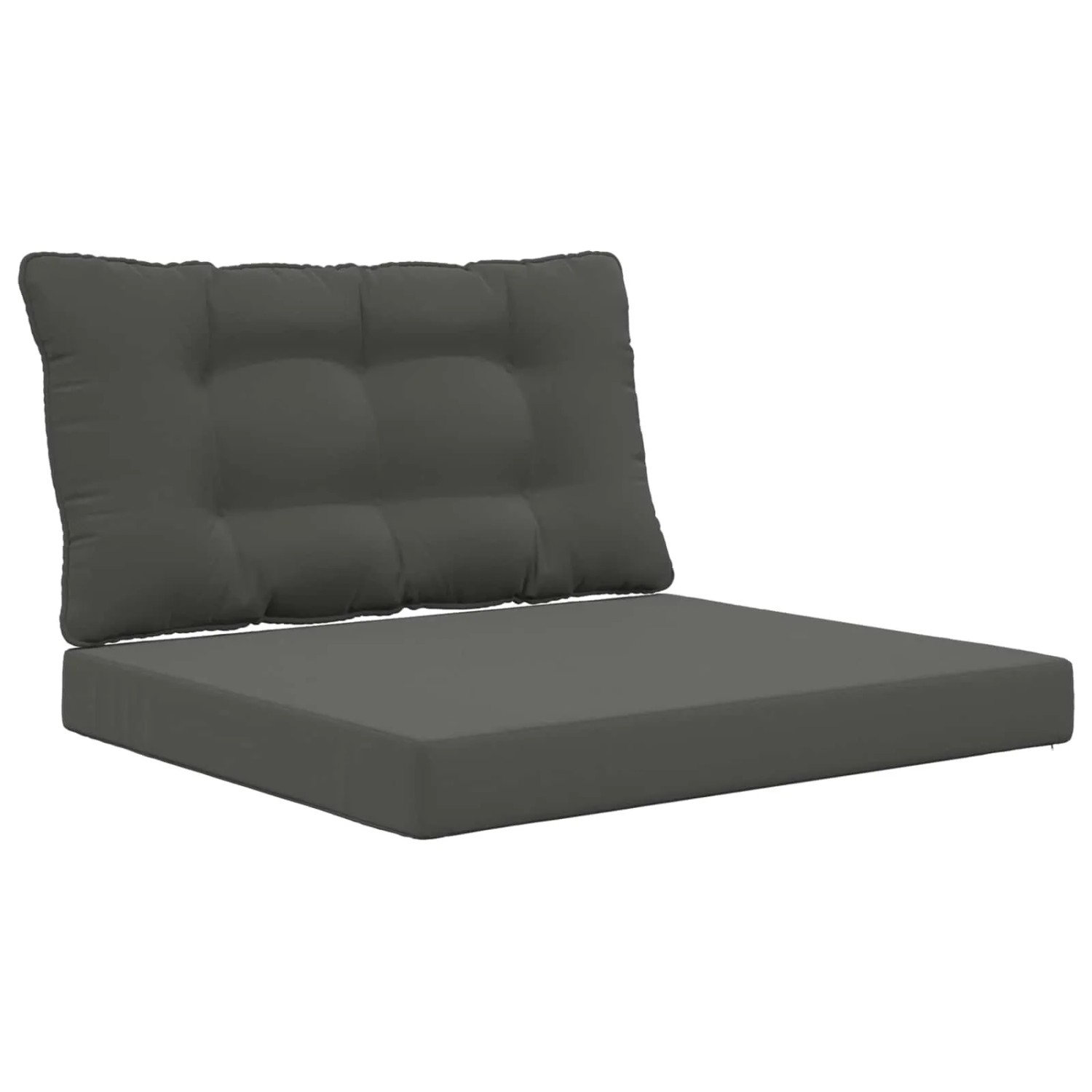 vidaXL Sofakissen für Draußen 2-Tlg Anthrazit Polyester 900897