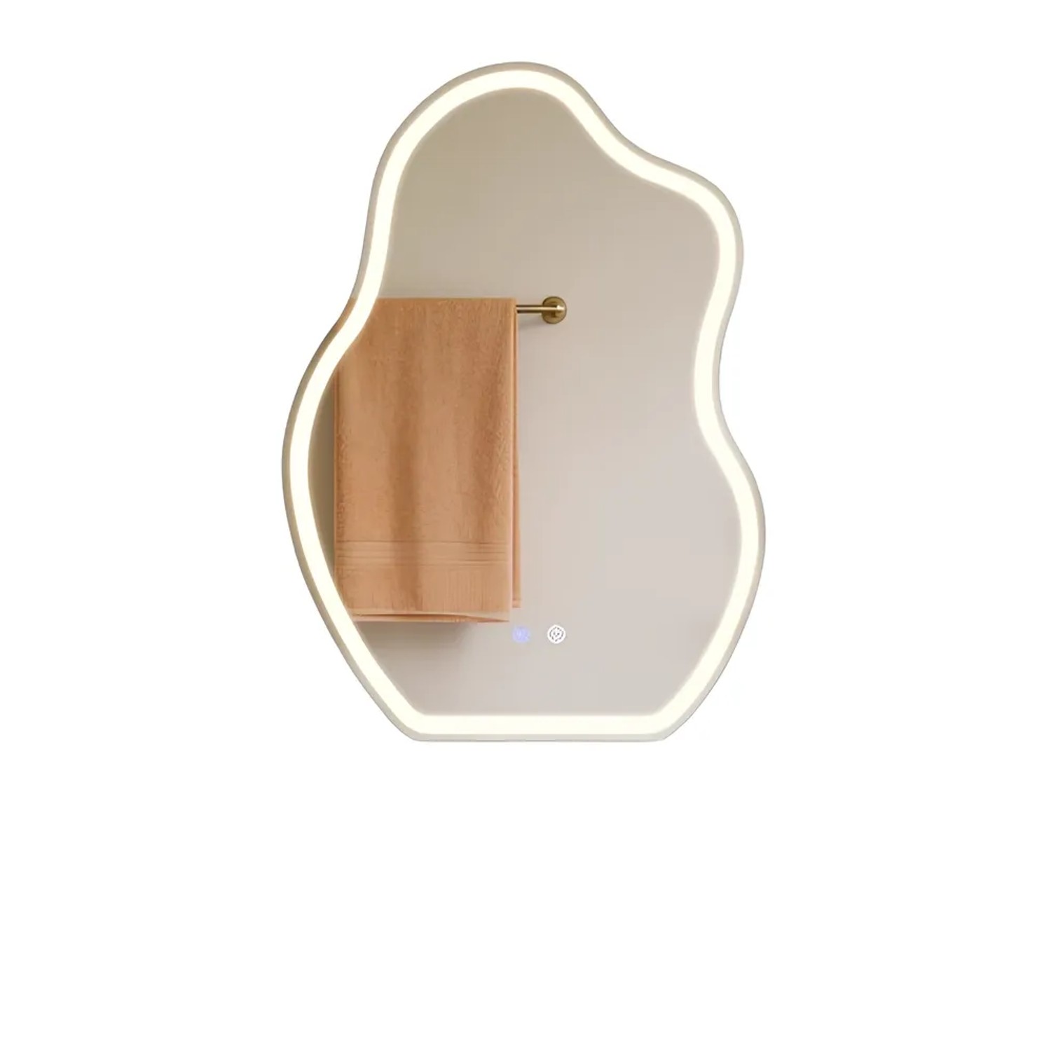 NETTLIFE LED Kosmetikspiegel aus  L60cm Weiß B3cm Modell W40100C380XI