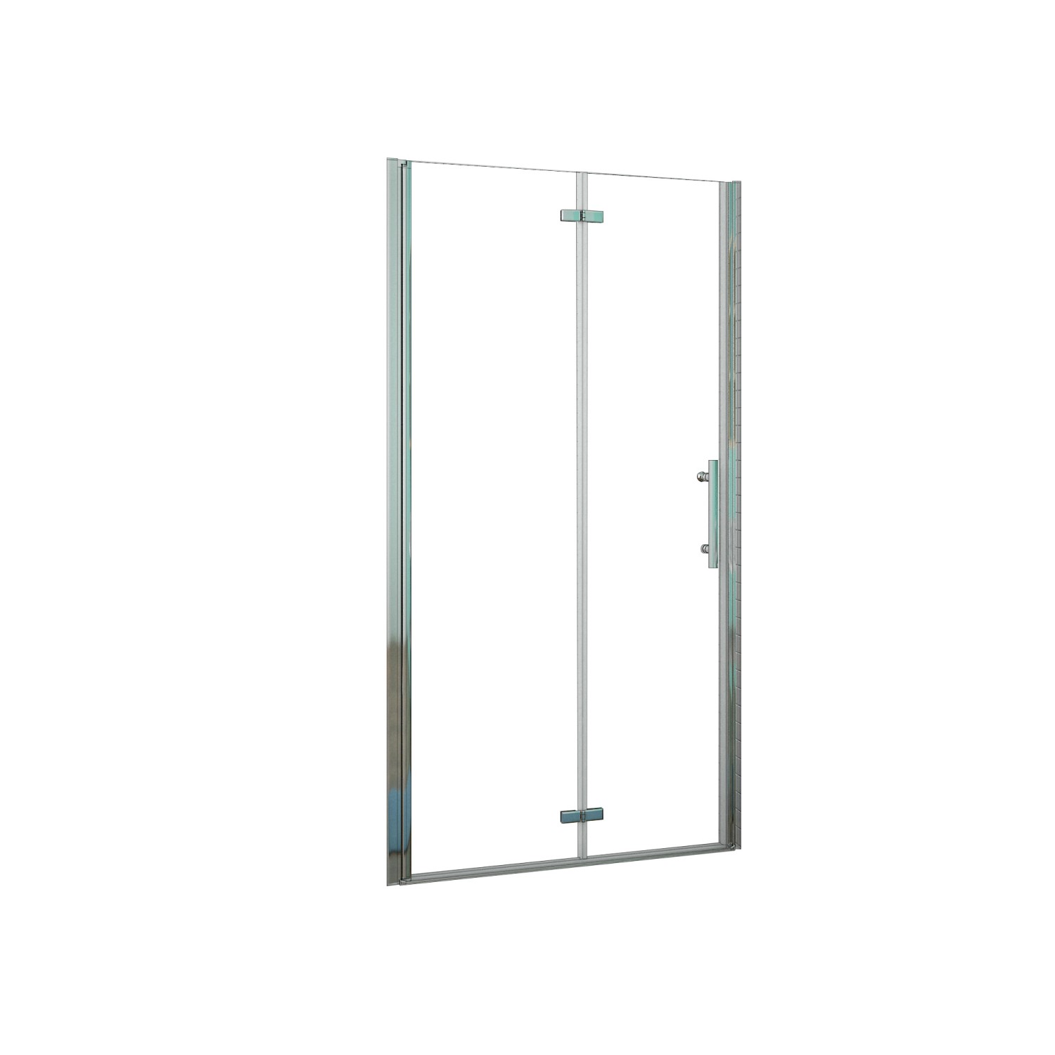 AICA 76x195cm 6mm Nano ESG Glas Falttür Drehtür Scharniertür Duschwand Dusc günstig online kaufen