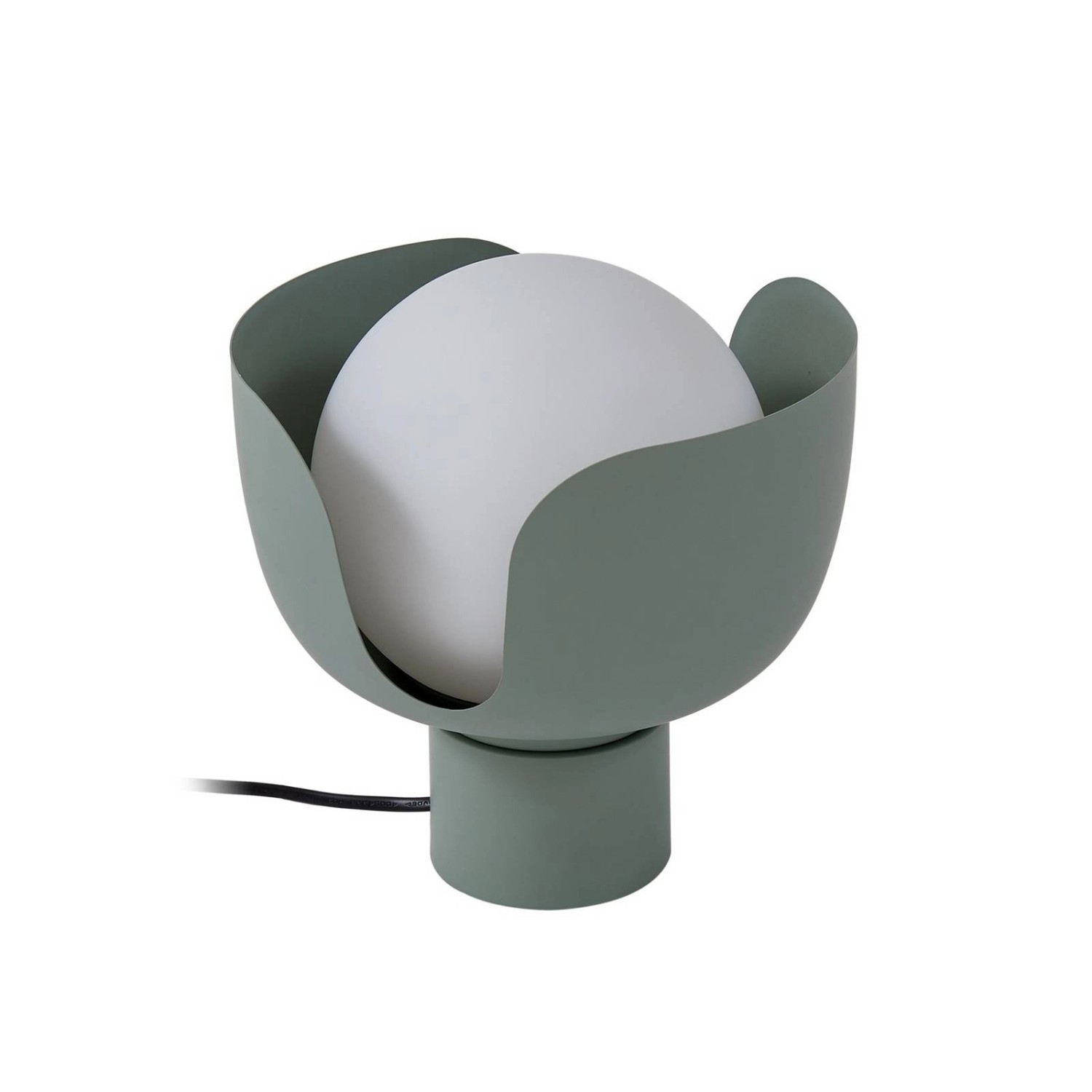 Lindby Tischlampe Fiora 10030584 Modern in Grün aus Metall 1-flammig E27 Wohnzimmerleuchte