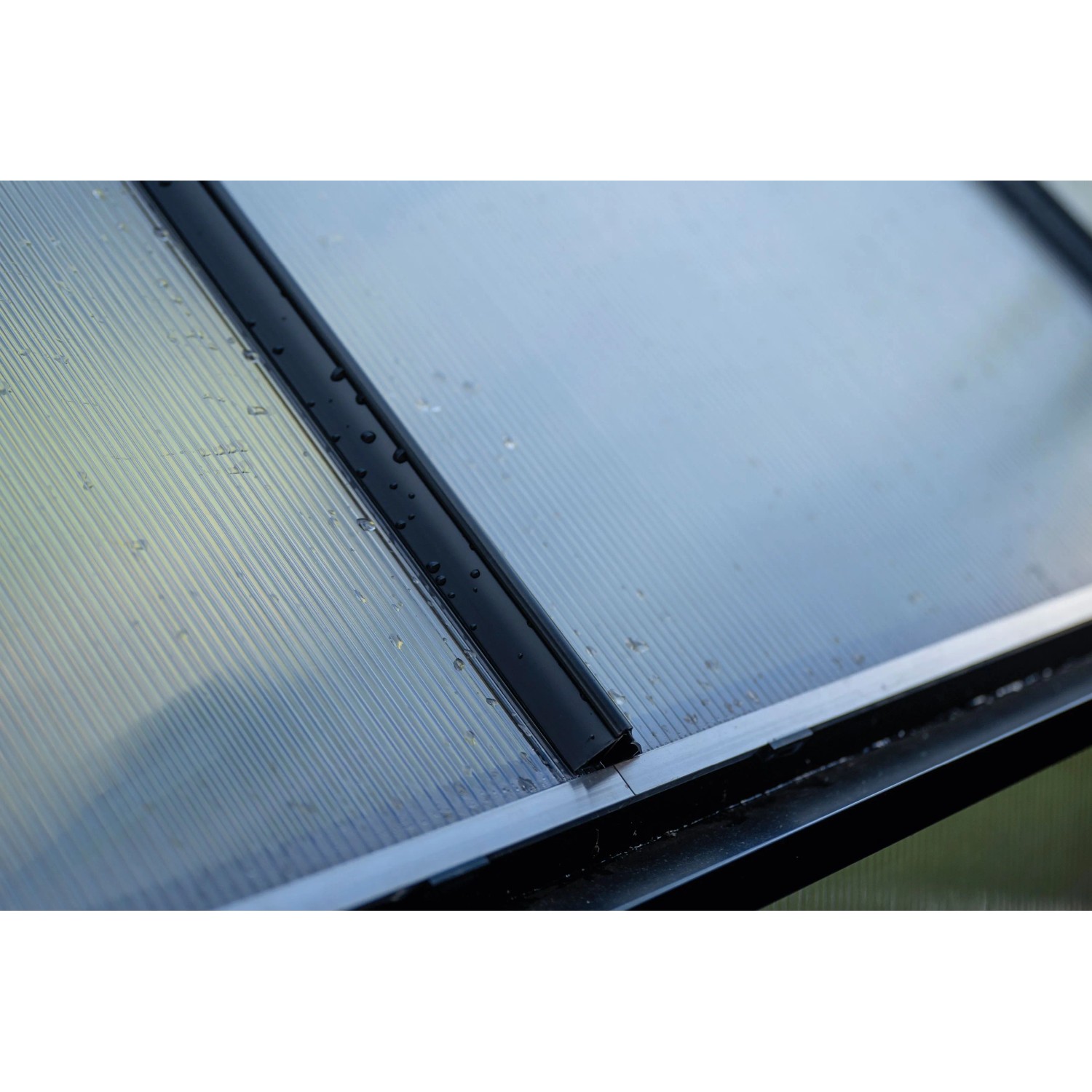 Halls Montageleisten-Set für Stegdoppelplatten Icon 6 mit 6,1 m² Schwarz günstig online kaufen