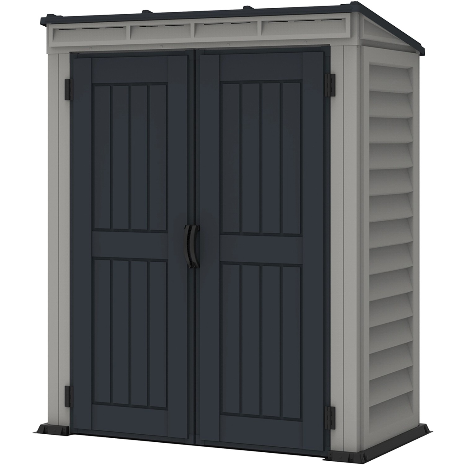 Duramax Kunststoff-Gerätehaus YardMate Pent Grau 1,6 m²