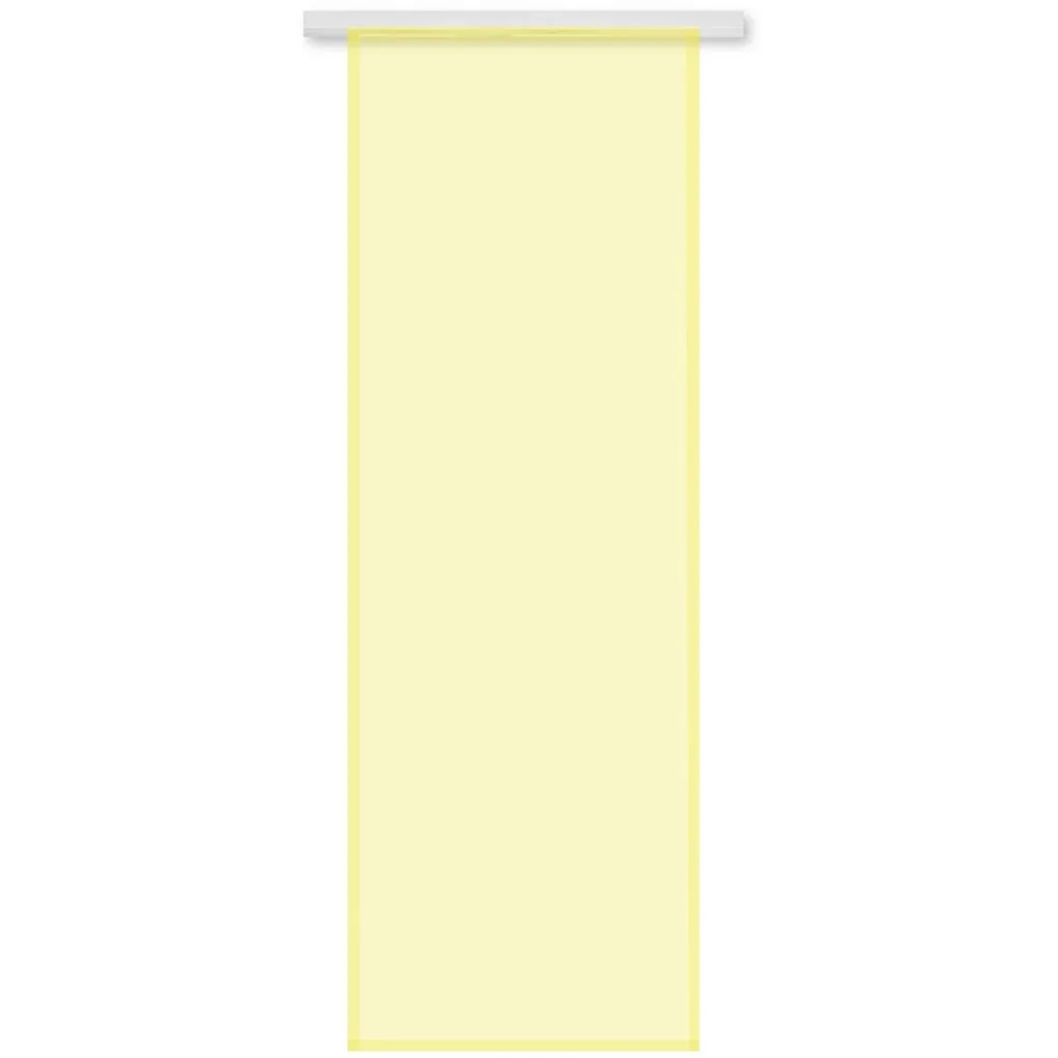 Bestgoodies Flächenvorhang Skylight Gelb Mit Technik 60 cm x 245 cm
