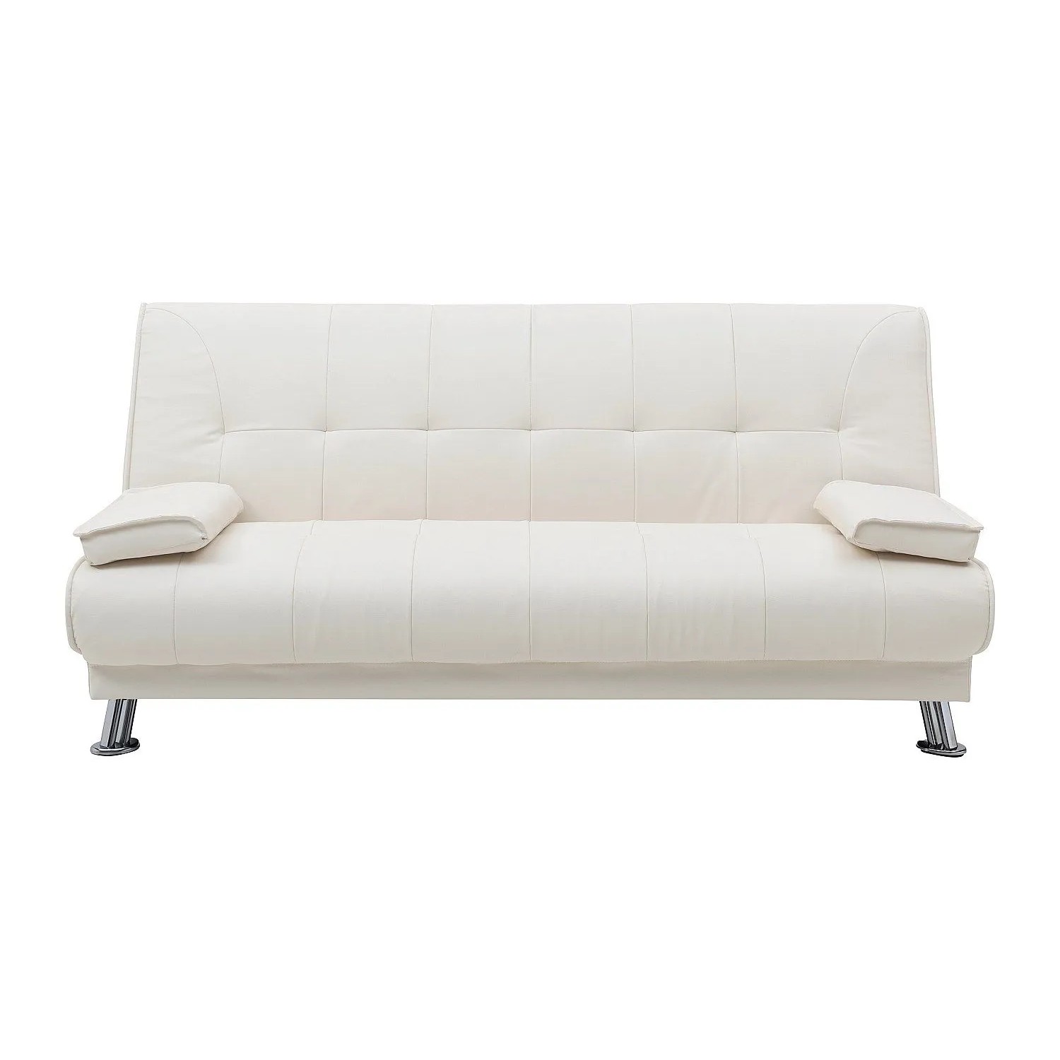 Vente-unique Schlafsofa Maxime Weiß 192 cm