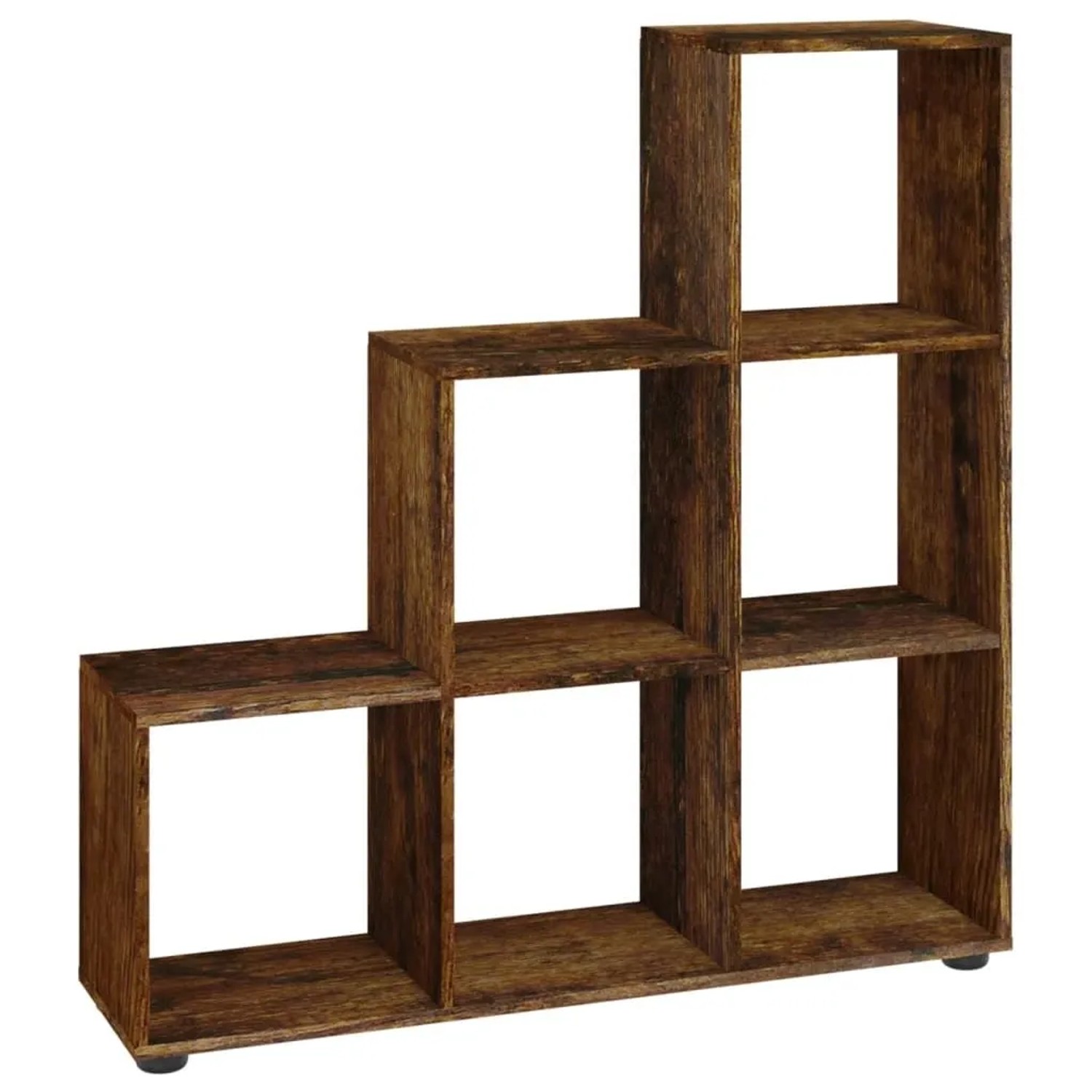 vidaXL Treppenregal Räuchereiche 107 cm Holzwerkstoff 342606